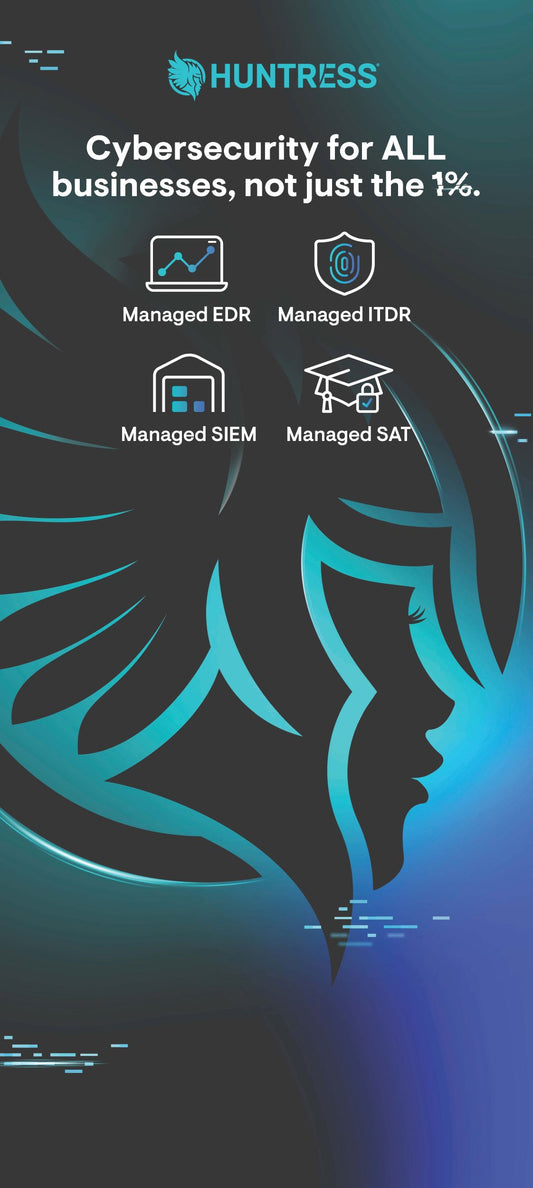 4-Product Retractable Banner- 'Cybersecurity for ALL businesses, not just the 1%'